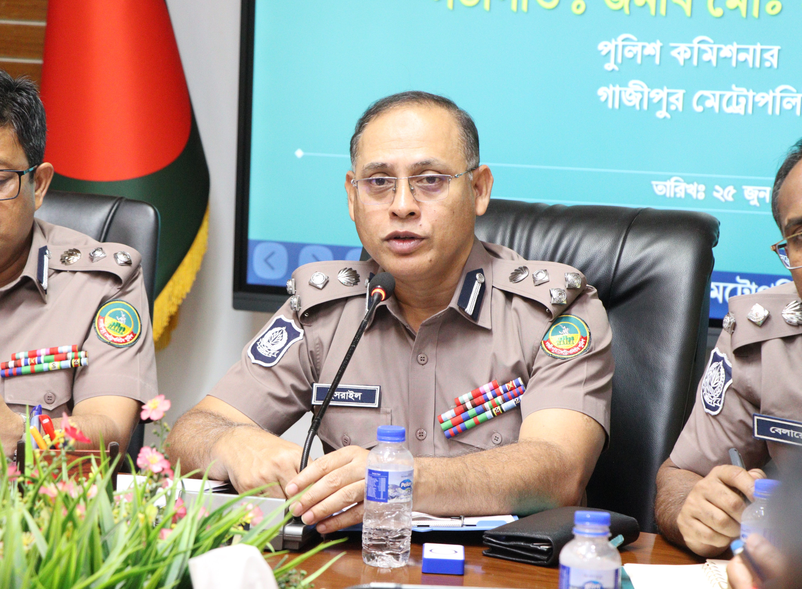 আসন্ন রথযাত্রা উপলক্ষে গাজীপুরে আইন-শৃঙ্খলা বিষয়ক মতবিনিময় সভা অনুষ্ঠিত